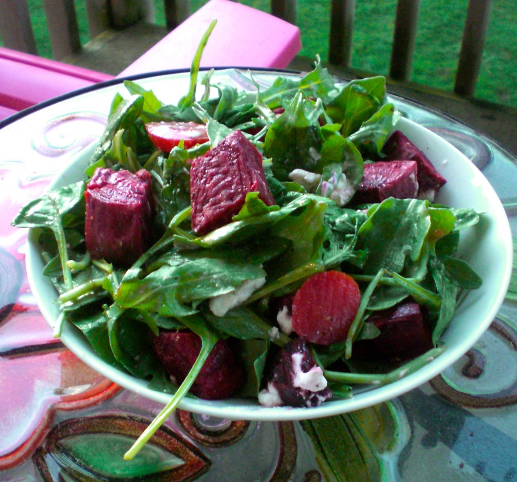 Roasted Beet and Goat Cheese Salad | Simply Scrumptious by Sarah